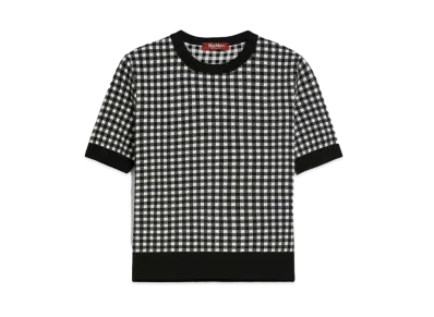 Max Mara Epoca Jacquard Yarn Knit "Black"