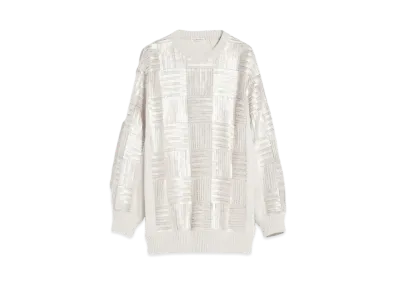 Max Mara Piovra Pure Virgin Wool Knitted Dress "Beige"