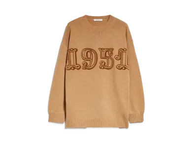Max Mara Fido Wool Cashmere Oversized Knit "Camel"