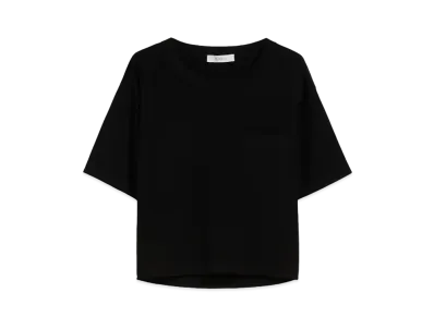 Max Mara Acro Viscose Yarn Boxy Knit "Black"