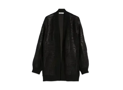 Max Mara Estonia Pure Wool Oversized Cardigan "Black"