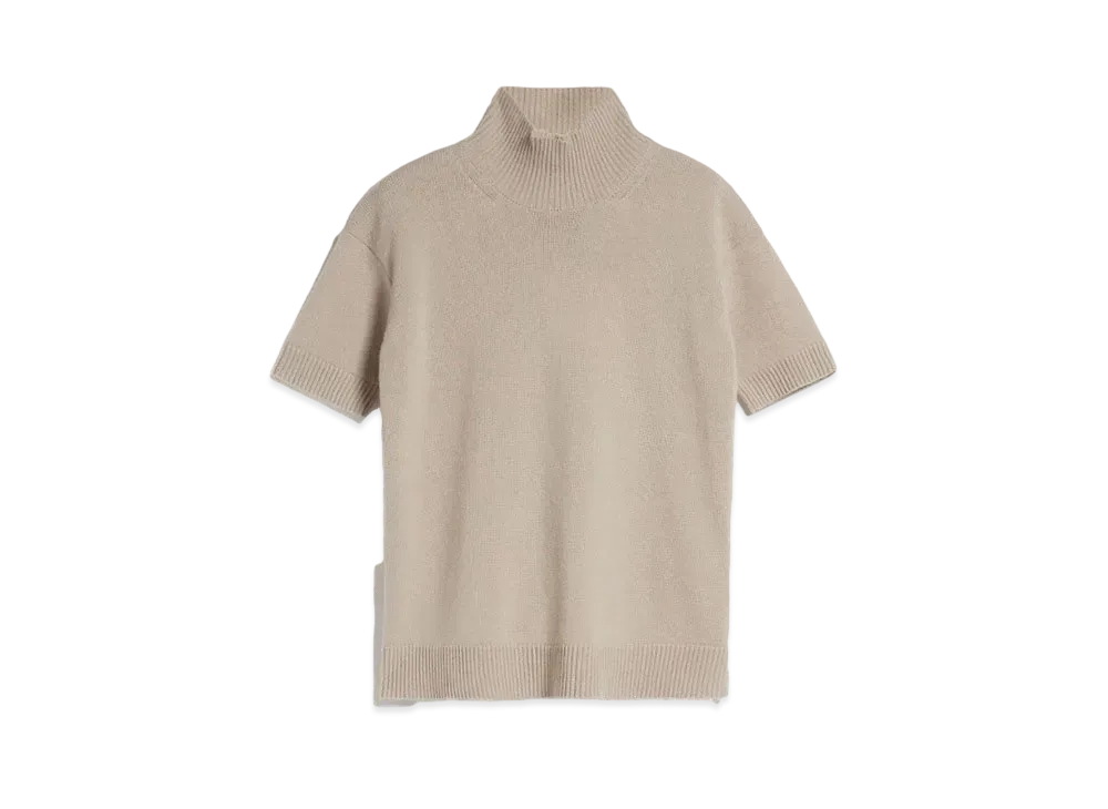 Max Mara Paola Wool And Cashmere High-Neck Sweater "Sand"