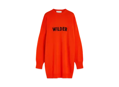 Max Mara Tana Wool Cashmere Knit Dress "Coral"