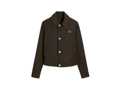 AMI PARIS Ami Alexandre Mattiussi Buttoned Jacket "Dark Coffee"