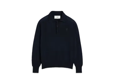 AMI PARIS Ami de Coeur Polo "Night Blue"