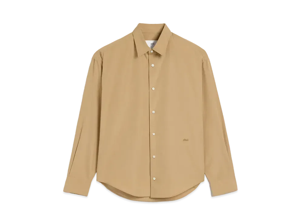 AMI PARIS Boxy Fit Shirt "Sand"