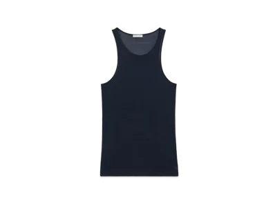 AMI PARIS Fit Tank Top "Navy Blue"