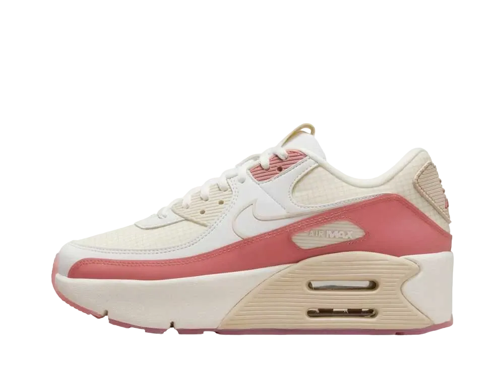 ナイキ ウィメンズ エアマックス90 LV8 "セイル/レッドスターダスト/サミットホワイト"