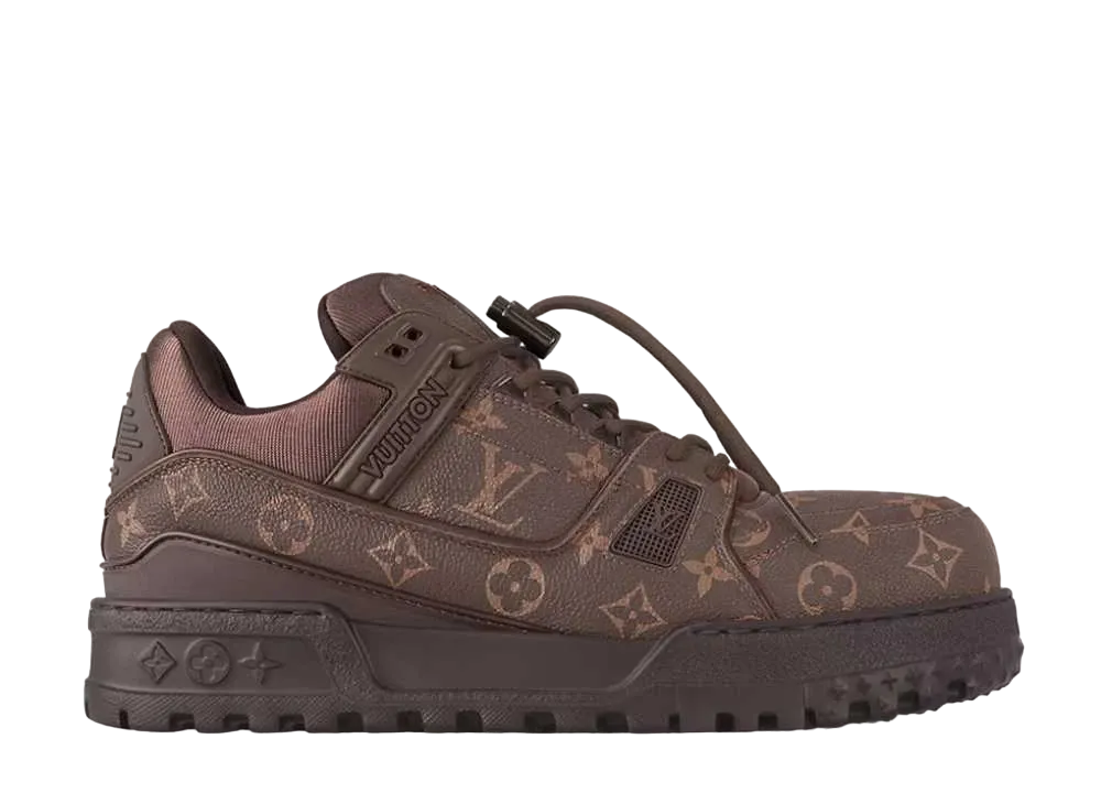 ルイヴィトン LV トレイナー マキシ・ライン スニーカー "エベヌ"
