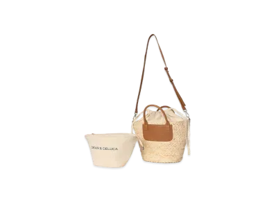 DEAN & DELUCA x BEAMS COUTURE Cooler Basket Bag Small "Natural"