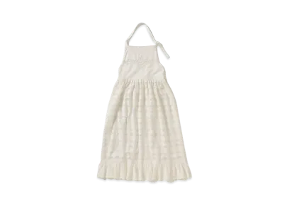 DEAN & DELUCA x BEAMS COUTURE Lace Apron Dress "White"