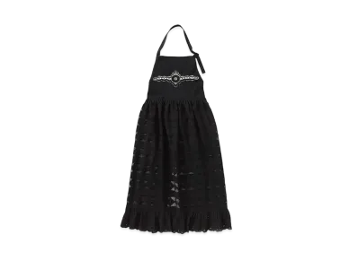 DEAN & DELUCA x BEAMS COUTURE Lace Apron Dress "Black"