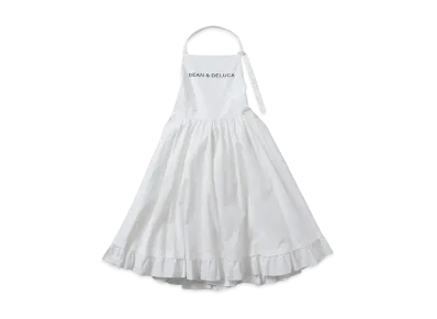 DEAN & DELUCA x BEAMS COUTURE Gather Apron Dress "White"