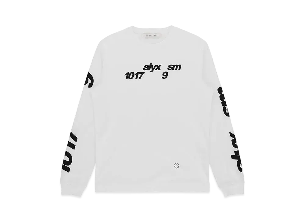 1017 ALYX 9SM Logo Longsleeve Tee "White"