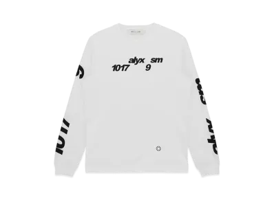 1017 ALYX 9SM Logo Longsleeve Tee "White"