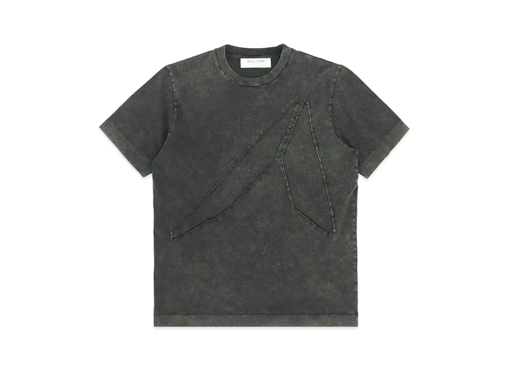 1017 ALYX 9SM Intarsia Applique Logo T-shirt "Washed Black"