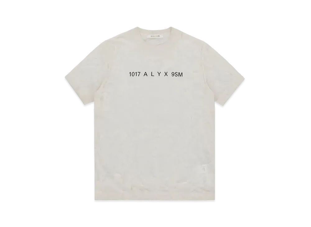 1017 ALYX 9SM Translucent Graphic S/S T-shirt "Dirty Off White"