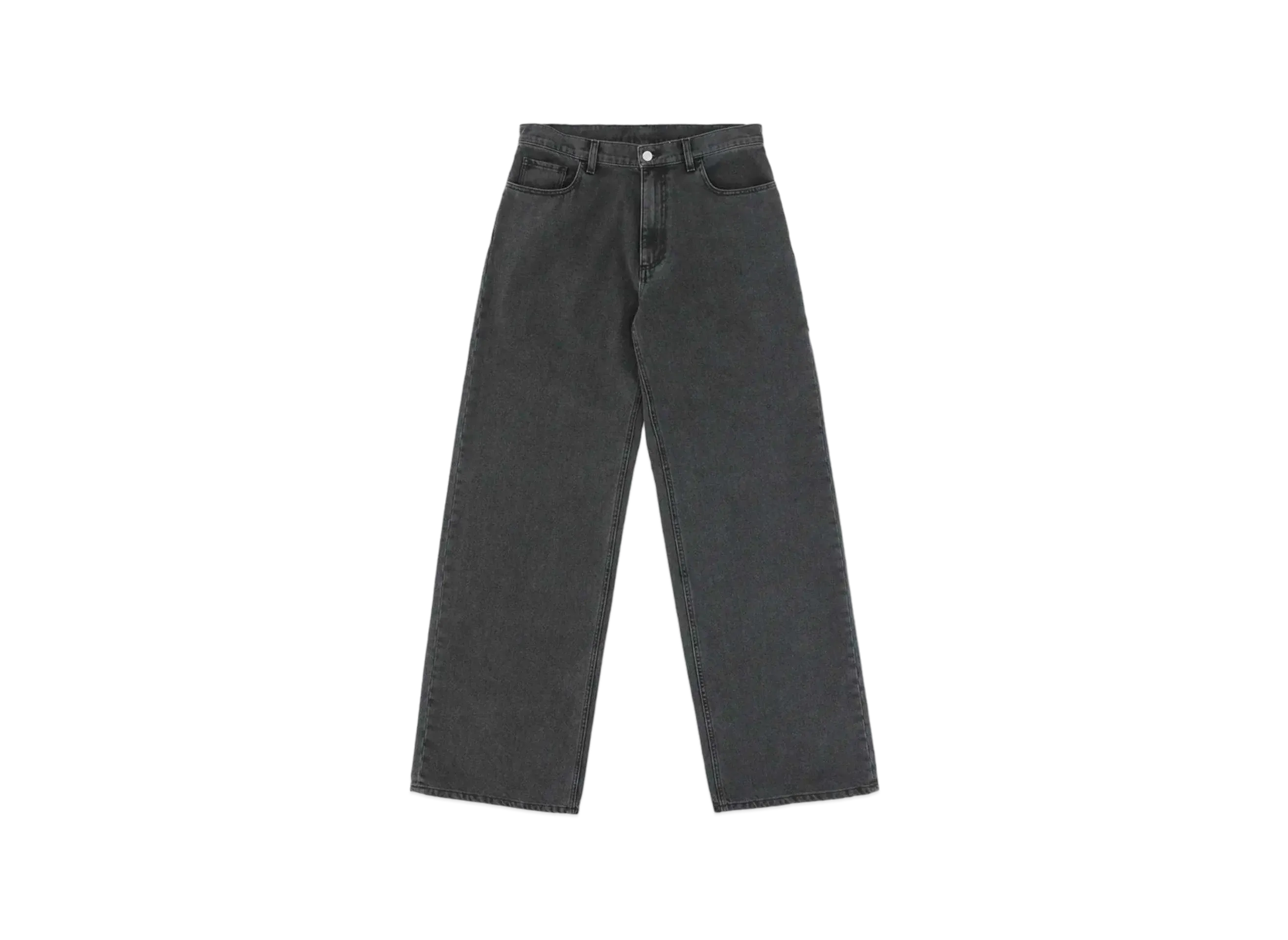 1017 ALYX 9SM Wide Leg Jeans with Buckle "Washed Black"