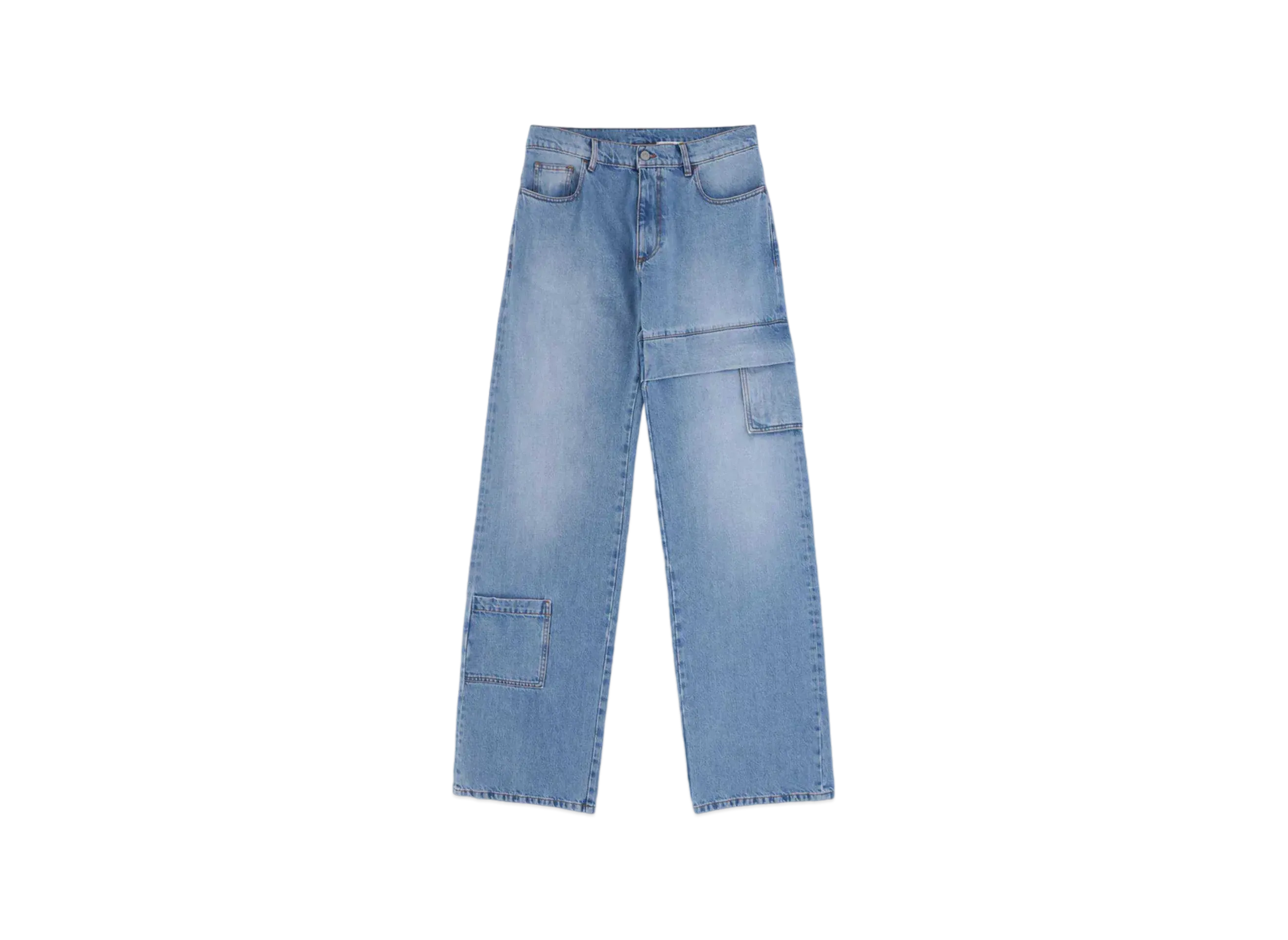 1017 ALYX 9SM Oversized Denim Cargo Pant "Light Blue"