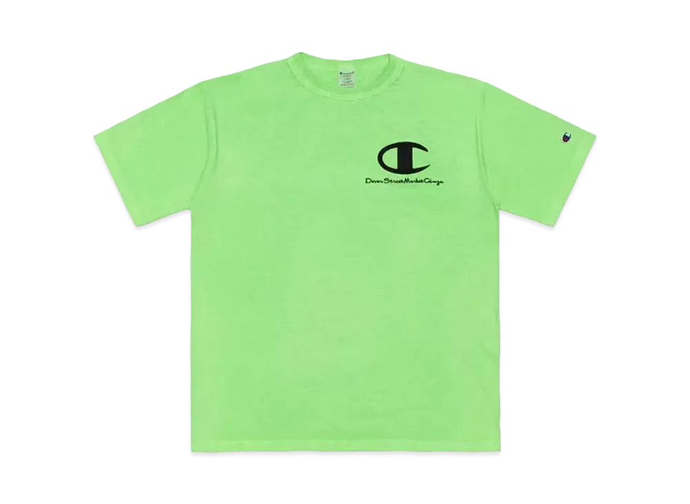 Dover Street Market Ginza x Champion Dsmg Short Sleeve T-Shirt C5-Z325 "Lime Green"