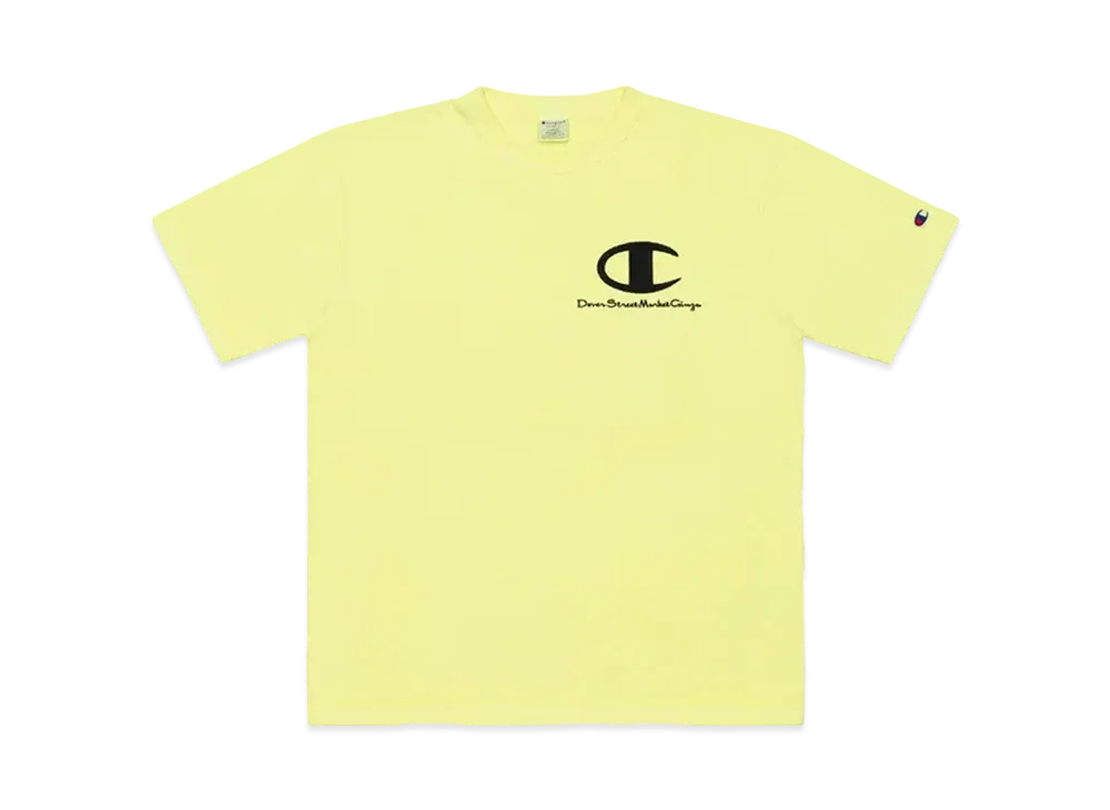Dover Street Market Ginza x Champion Dsmg Short Sleeve T-Shirt C5-Z325 "Yellow"