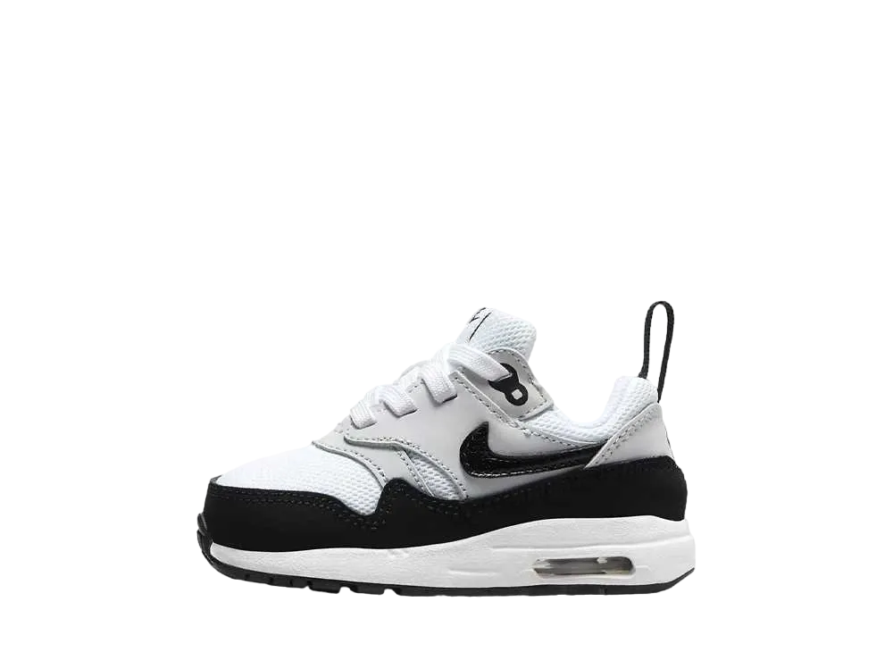 Nike TD Air Max 1 EasyOn "White/Pure Platinum/Black"
