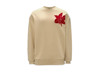 JW ANDERSON Flower Sweatshirt "Cream"