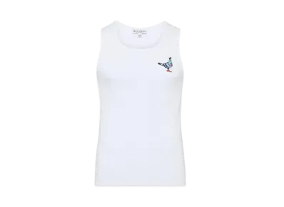 JW ANDERSON Pride Capsule Pigeon Tank Top "White"