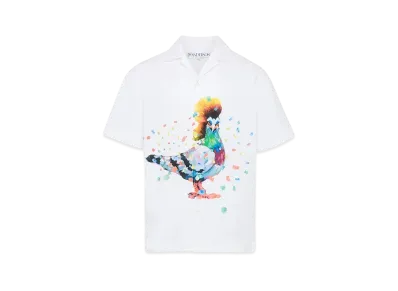 JW ANDERSON Pride Capsule Pigeon Graphic Shirt "White"