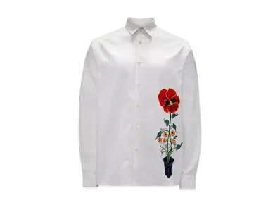 JW ANDERSON Flower Pot Shirt "White"