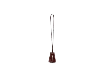 JW ANDERSON Mini Tassel Leather Cross-Body Bag "Burgundy"
