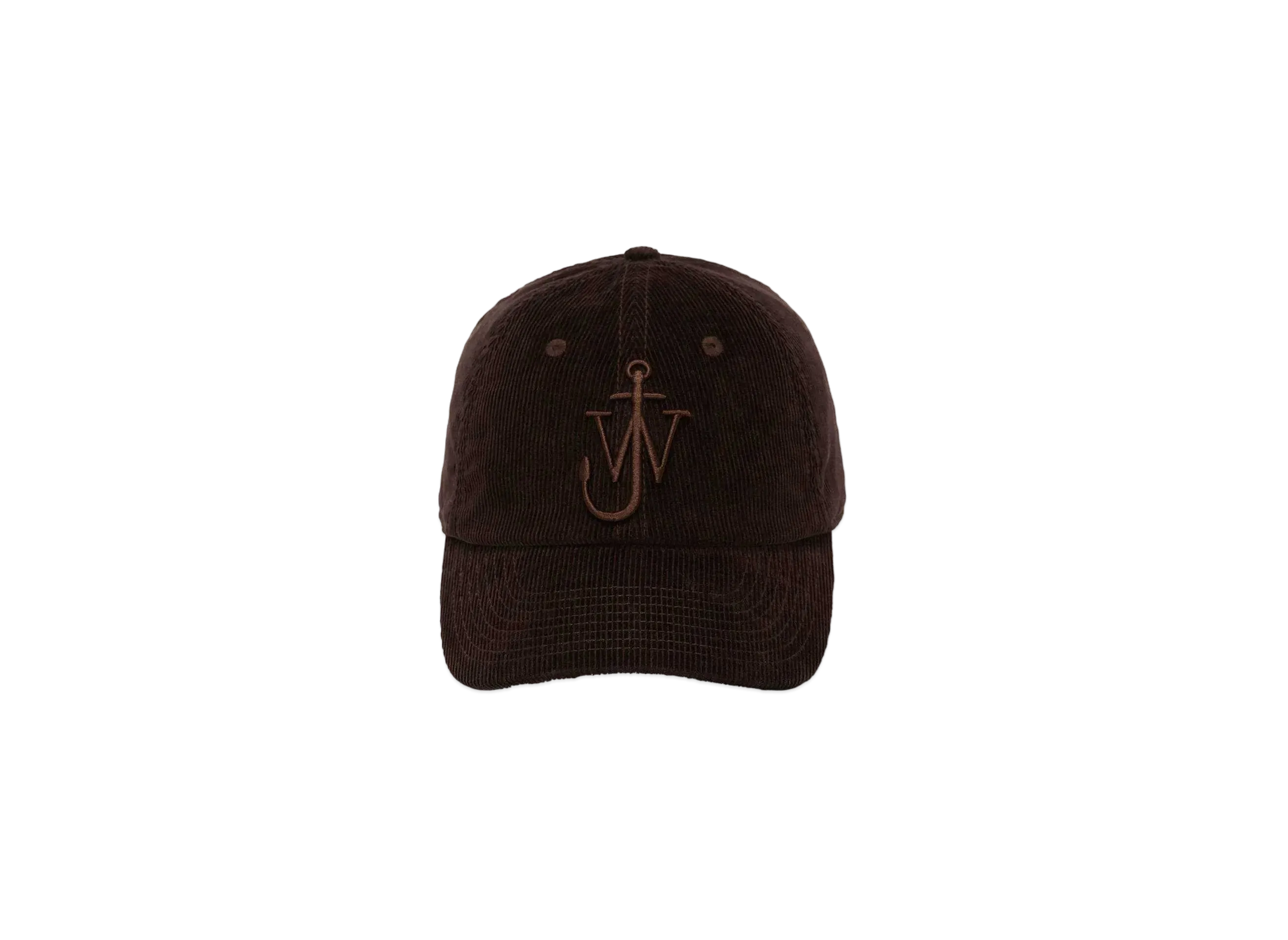 JW ANDERSON Anchor Logo Corduroy Baseball Cap "Brown"