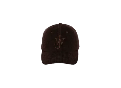 JW ANDERSON Anchor Logo Corduroy Baseball Cap "Brown"