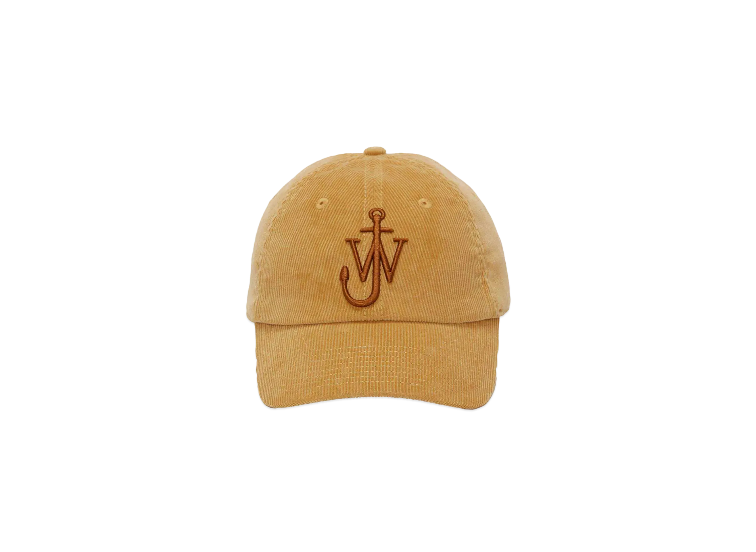JW ANDERSON Anchor Logo Corduroy Baseball Cap "Rust"