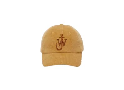 JW ANDERSON Anchor Logo Corduroy Baseball Cap "Rust"