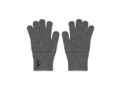 JW ANDERSON Anchor Logo Gloves "Grey"