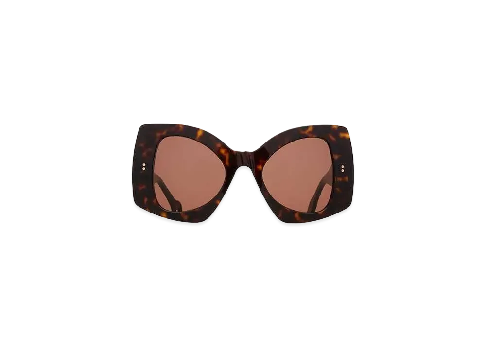 JW ANDERSON JWA04 Twister Sunglasses "Medium Tortoiseshell"