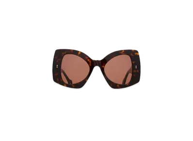 JW ANDERSON JWA04 Twister Sunglasses "Medium Tortoiseshell"