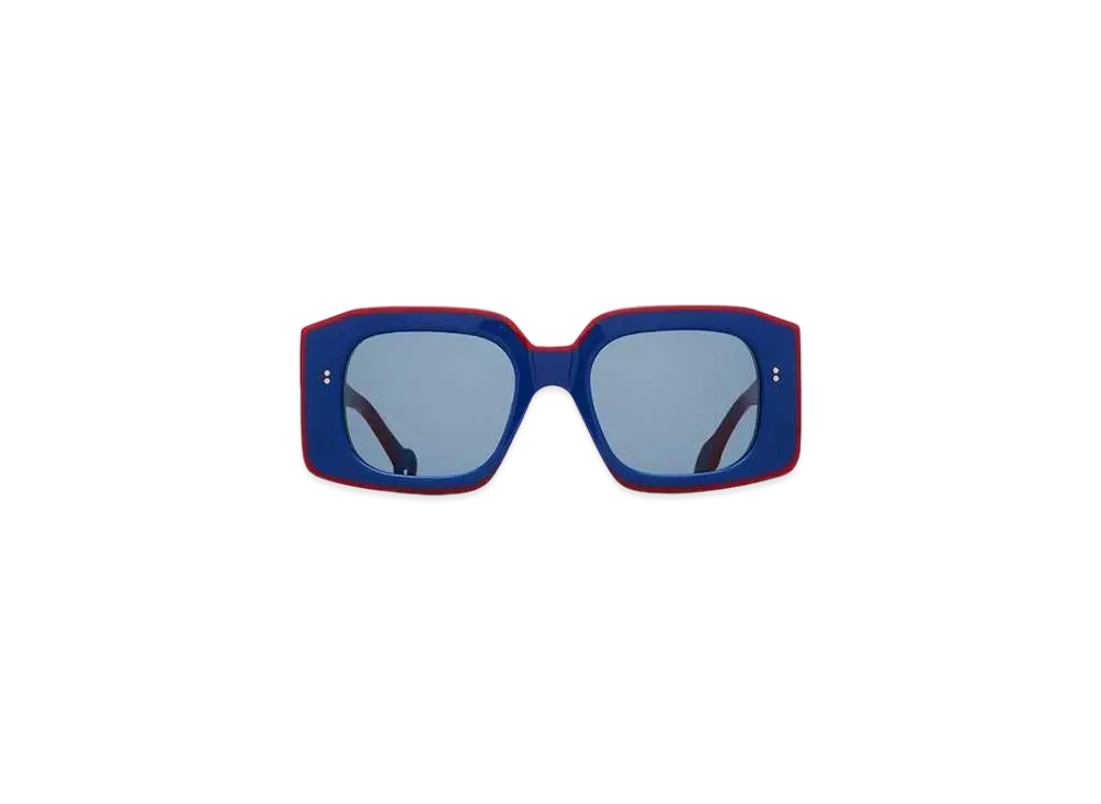 JW ANDERSON JWA01 Bumper Sunglasses "Blue/Red"