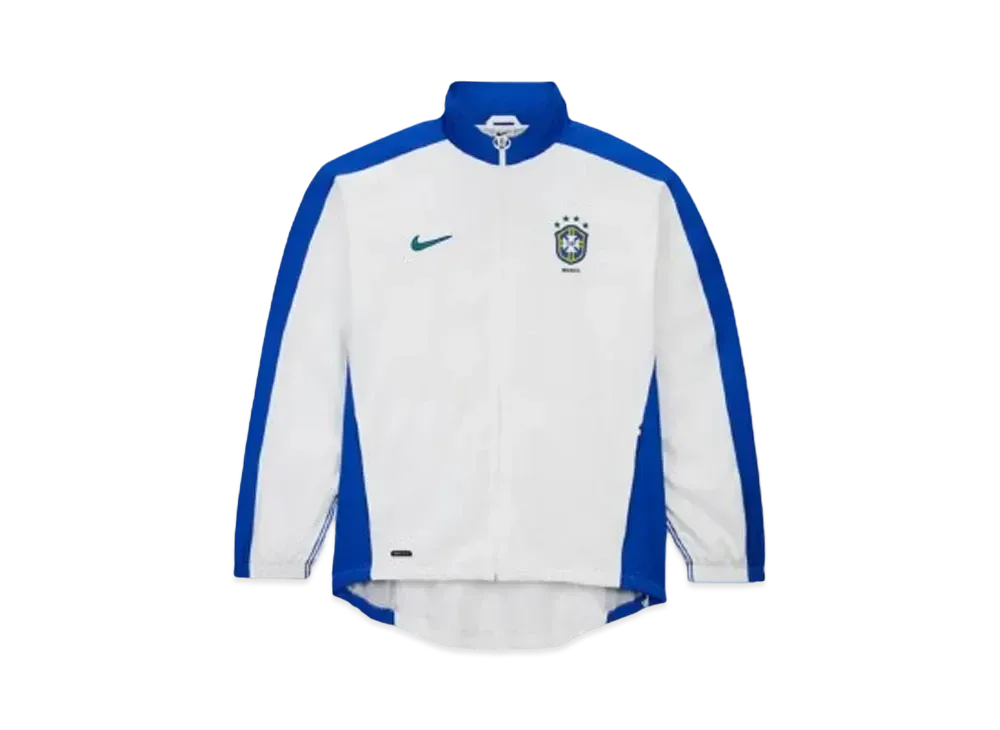 Nike Brazil 1998 Reissue Men's Soccer Replica Track Jacket "White"