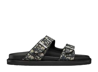 Dior MENS Dior Aqua Sandal Dior Oblique Jacquard "Beige/Black"