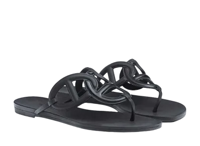 Hermes Egerie Sandal "Noir"