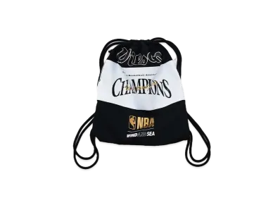 WIND AND SEA x NBA x Wilson Knap Sack "Black/White"