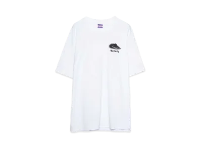 Bedwin & the heartbreakers S/S PRINTED T "HARTNETT" "WHITE"