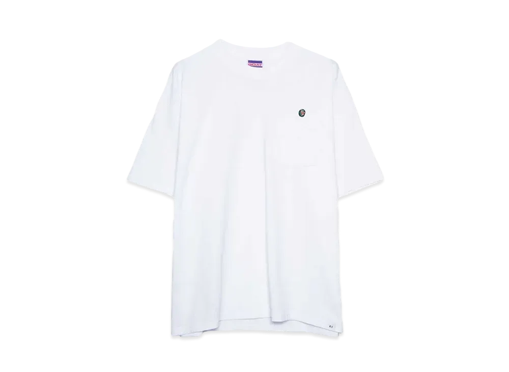 Bedwin & the heartbreakers S/S PRINTED POCKET T "JIMENES" "WHITE"