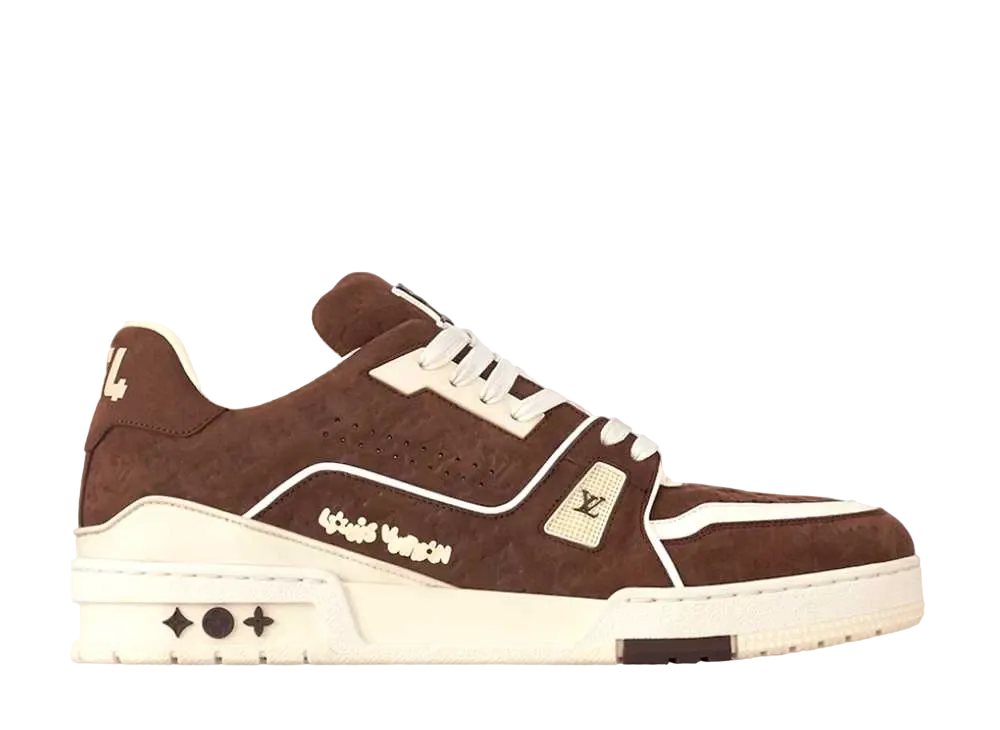 タイラー・ザ・クリエイター × ルイヴィトン LV トレイナー・ライン スニーカー "モカ"