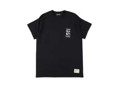 WIND AND SEA Lettering Graphic Tee "Black"