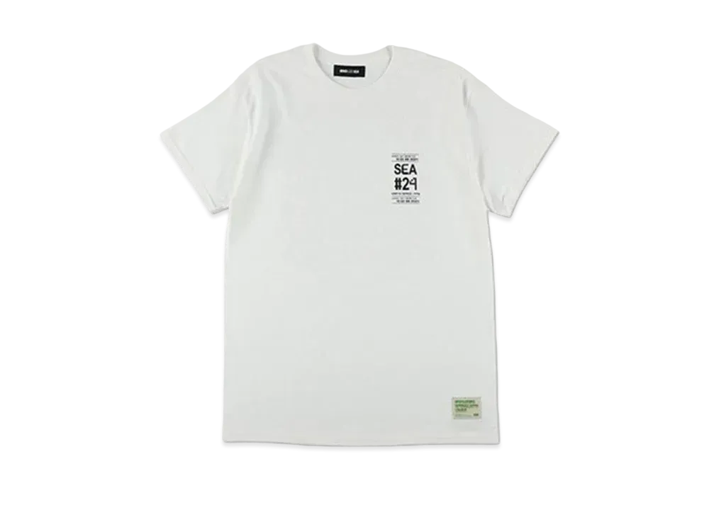 WIND AND SEA Lettering Graphic Tee "White"