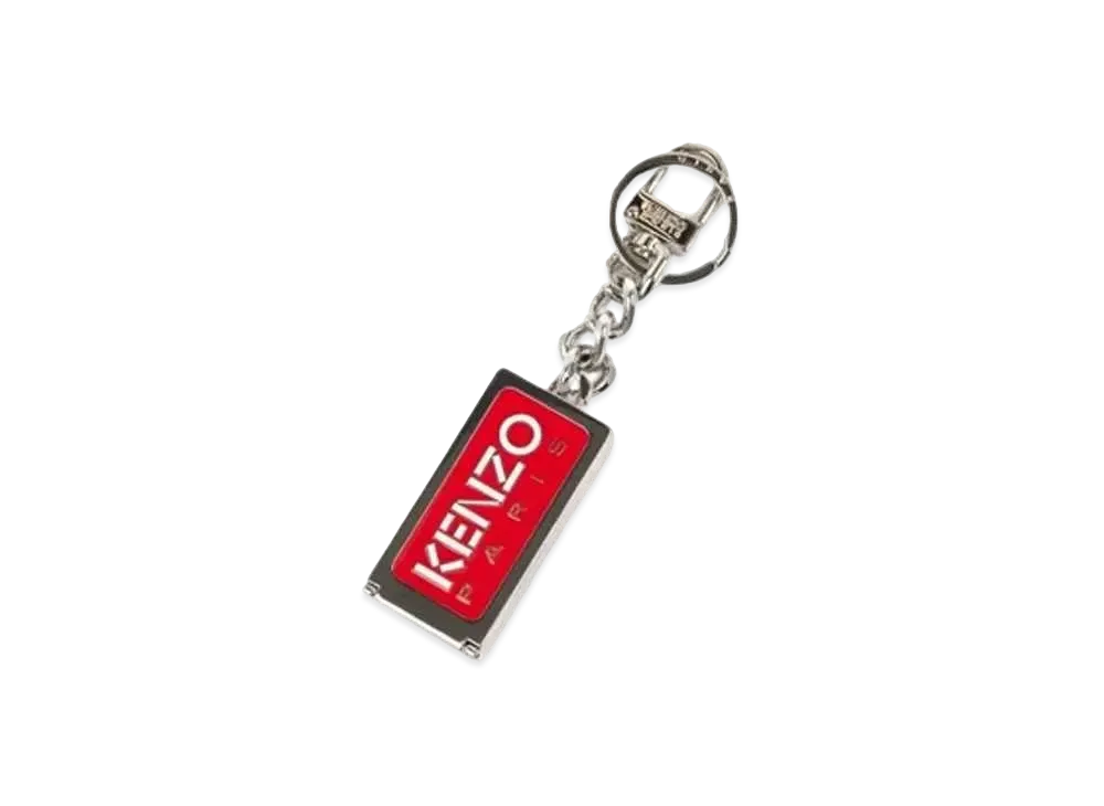 KENZO 'TAG' Key Chain "Silver"