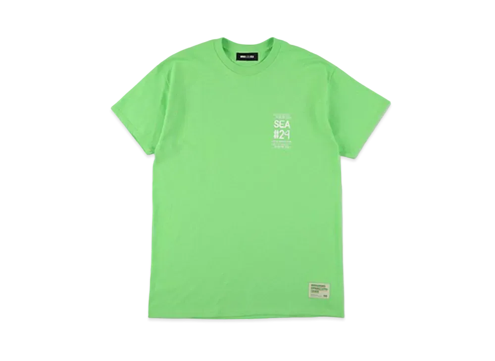WIND AND SEA Lettering Graphic Tee "S_Green"